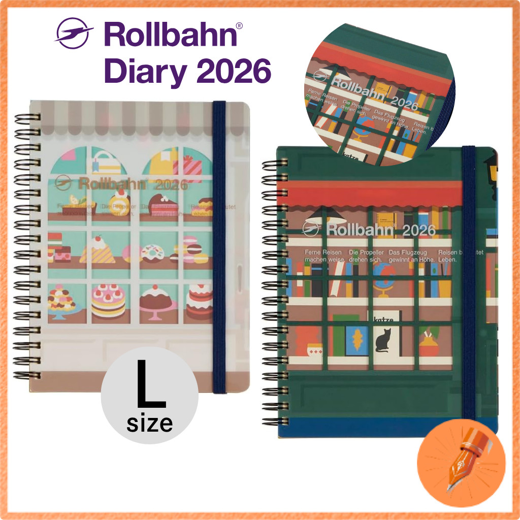 Delfonics Planner 2026 Monthly Schedule Rollbahn Diary Cachet L โรลบาล
