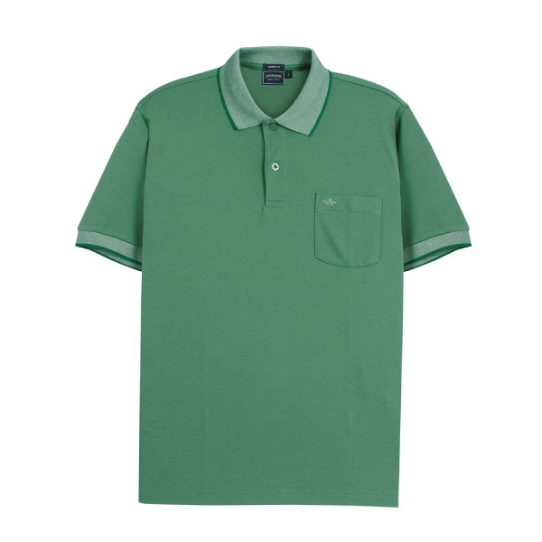 ARROW POLO เสื้อโปโลสีพื้น ปกทอJacquard แขนรัด กระเป๋าปะ ทรง COMFORT มี 2 สีให้เลือก  รุ่น MPCC860