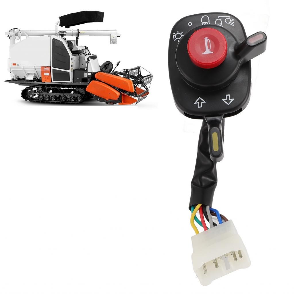 Lemendhk ไฟหน้าสวิทช์ T2368-69025 สําหรับ 588IG 688 888 Harvester RS19 ง่ายต่อการควบคุม DC12V ประกอบ