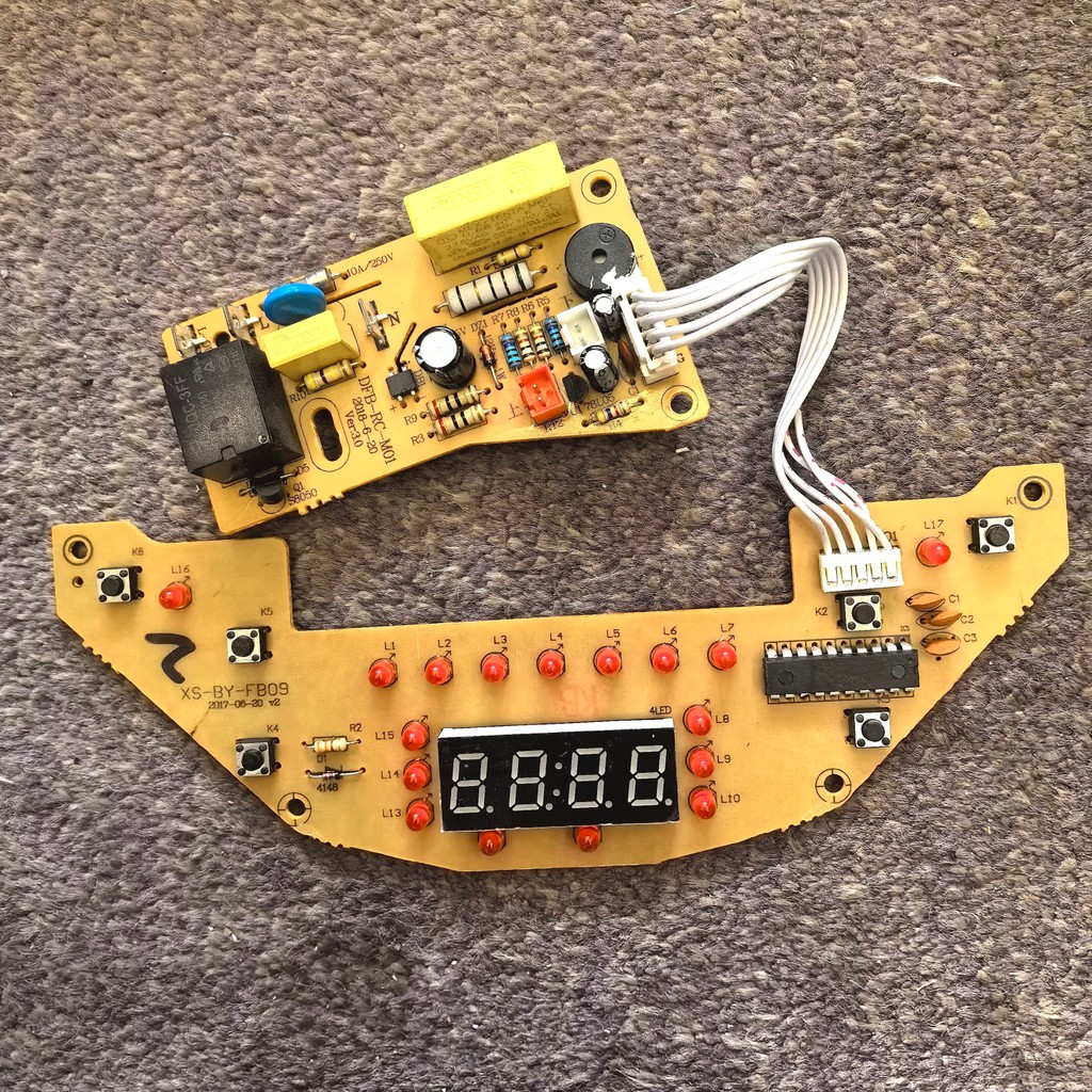 Wanlida Universal หม้อหุงข้าว 4032D คอมพิวเตอร์ควบคุมบอร์ด XS-BY-FB09 DFB-RC-M01