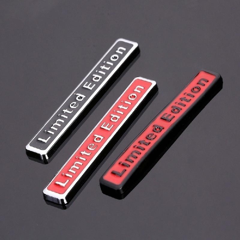 Well Car 3D Metal Limited Edition Badge Decal สติกเกอร์สําหรับ Audi A4L A6L Q5