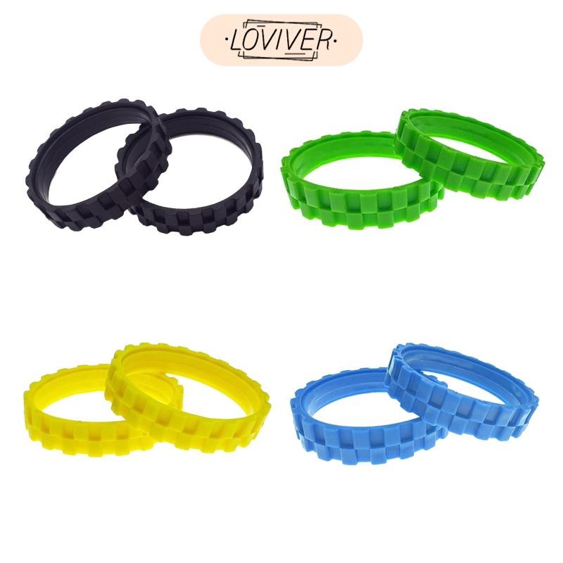 ยาง 2 ชิ้นสําหรับล้อ 600,700, 800 และ 900,E5,I7+,S9,สําหรับ 676,980,698, สําหรับ