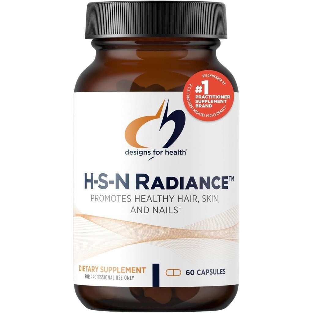 การออกแบบเพื่อสุขภาพ HSN Radiance - Hair Skin Nails วิตามินสําหรับผู้หญิงและผู้ชาย - ส่งเสริมสุขภาพผ