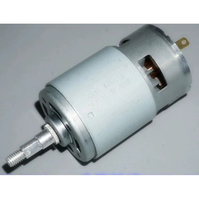 19000รอบต่อนาที มอเตอร์ 775 กําลังสูงแกนยาวความเร็วสูงสําหรับเครื่องเป่าผมและเครื่องดูดฝุ่น