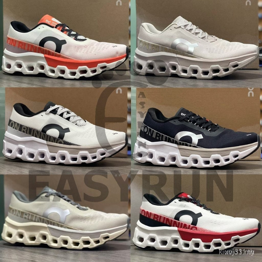 EASYRUN UA On Cloudmonster 2 Low-Top แฟชั่นรองเท้าวิ่งสุภาพสตรีเหมาะสําหรับสวมใส่ทุกวัน 2P9M