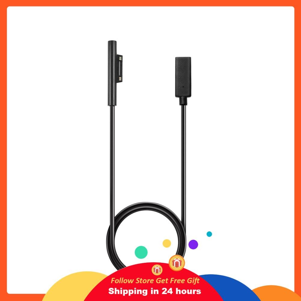 Supergoodsales USB Type C PD 15V ที่ชาร์จ Universal Travel Adapter Converter สายชาร์จสำหรับ Microsof