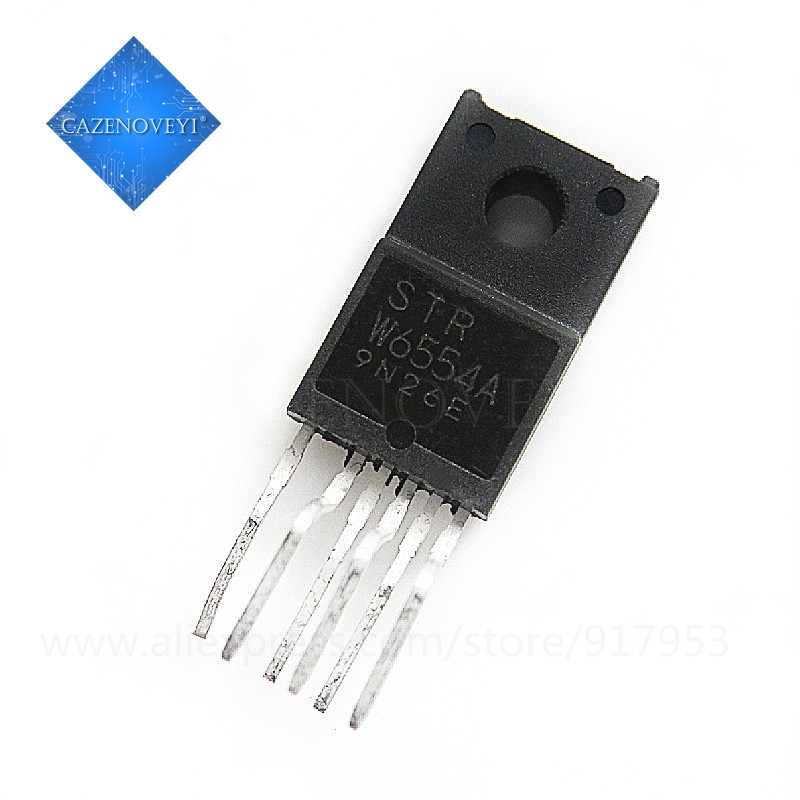 ชิป STRW6554A STR-6554A W6554 TO-220F 5 ชิ้น