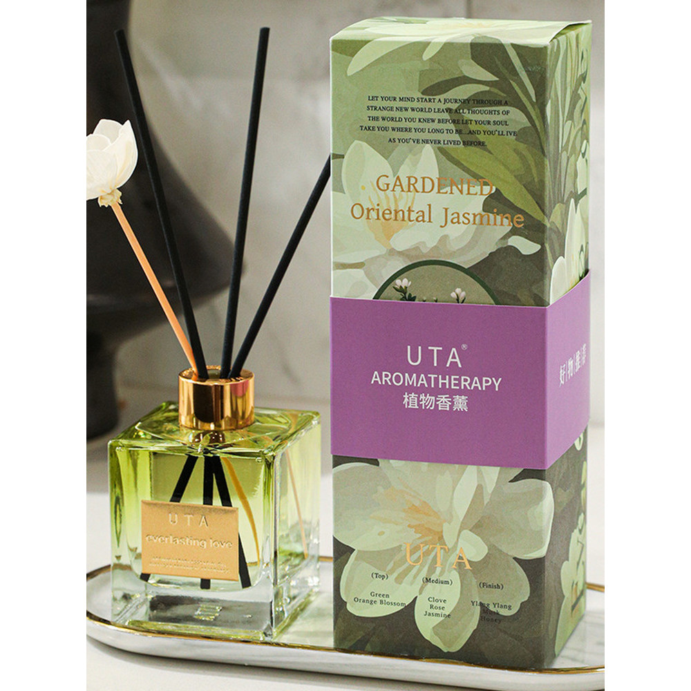 UTA UTA UTA Gardenia Aromatherapy ในครัวเรือนในร่มกลิ่นหอมติดทนนานรถน้ํามันหอมระเหยเปลี่ยน UT ของเธอ
