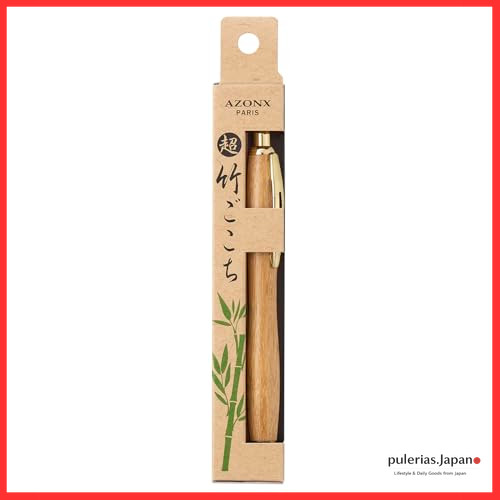 ปากกาลูกลื่น Sekisei Super Bamboo-Feel พร้อมหมึกยั่งยืน รุ่น AX-6655-00Direct　From　JAPAN