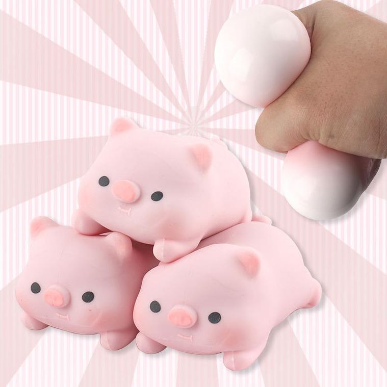 LuLu the piggy สกุชชี่หมู ของเล่นเด็ก สกุชชี่ รูปที่ 4