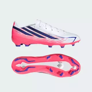 adidas ฟุตบอล รองเท้าฟุตบอล F50 Hyperfast League Firm Ground Unisex สีขาว KJ3412