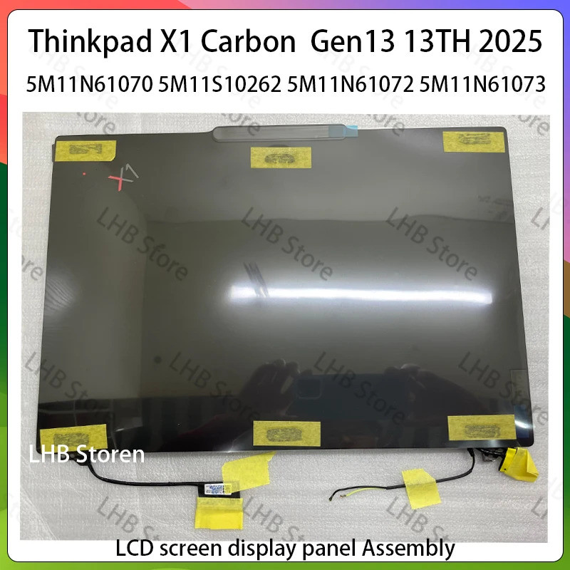 สําหรับ Lenovo Thinkpad X1 คาร์บอน 13th Gen13 21NS 21NT 21NY 21NX หน้าจอ LCD จอแสดงผลแผงประกอบ 5M11N
