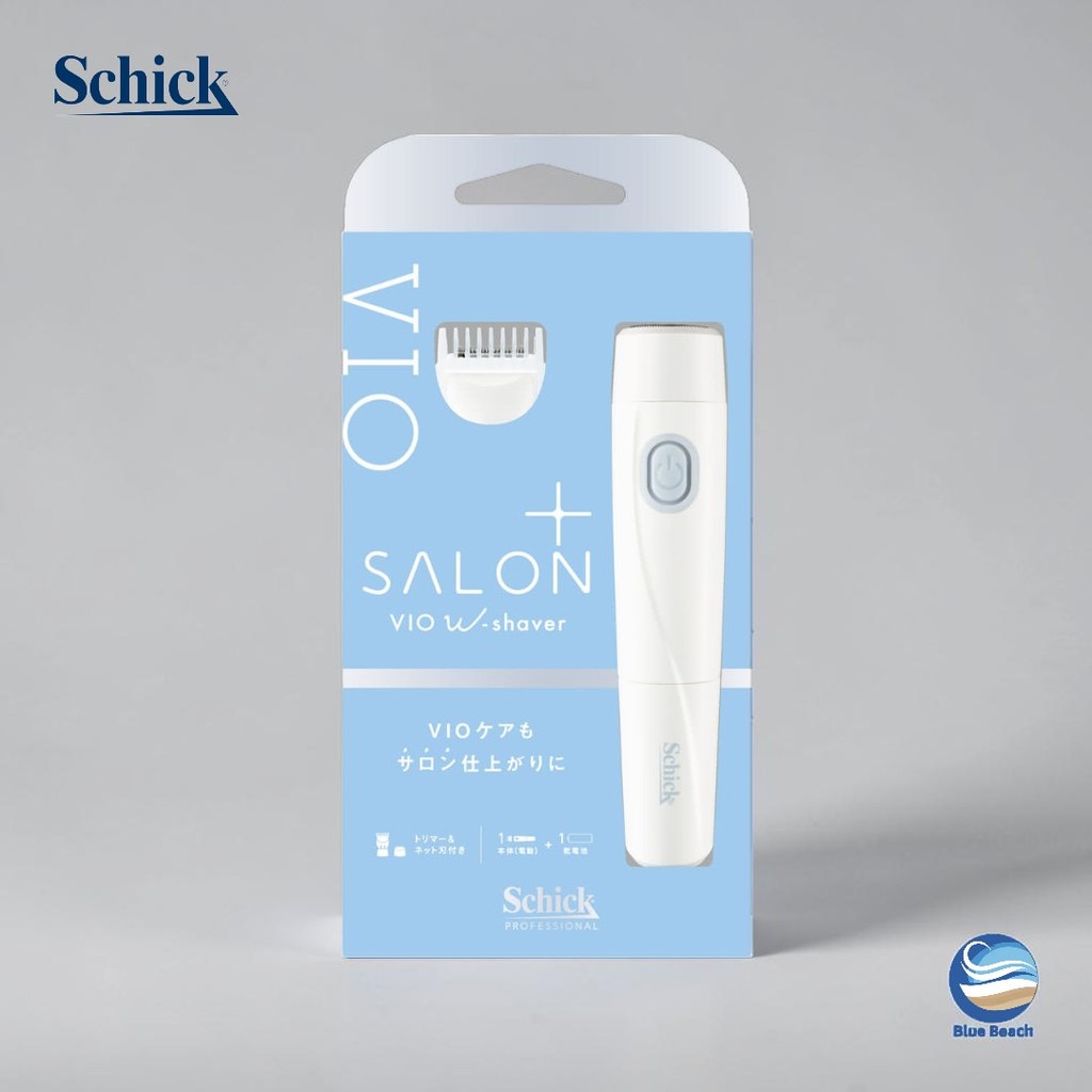 Schick SalonPlus V.I.O Double Shaver/ใบมีดตาข่าย/ปรับระดับ 4 ขั้น/กันน้ำ/SWR033/VIO/แท้