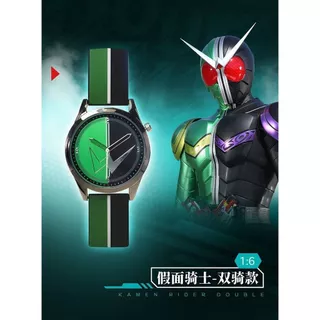 [จินตนาการที่สร้างสรรค์อัจฉริยะ] Kamen Rider Watch สินค้าร่วมแบรนด์เกราะต่อสู้ King Shuangqi นักเรียนกีฬานาฬิกาอิเล็กทรอนิกส์เด็กของขวัญ