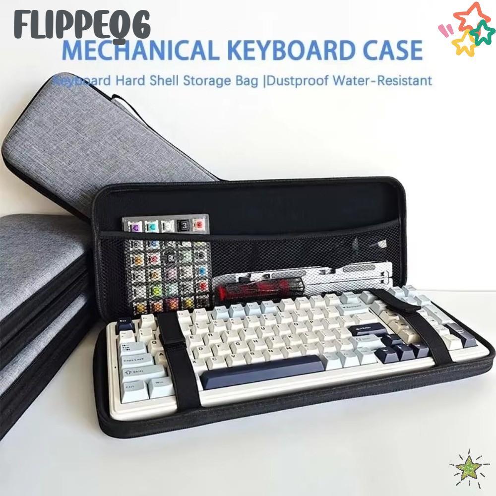 FLIPPEQ6 กระเป๋าคีย์บอร์ดกลไก EVA กันน้ํา กันกระแทก พกพาสะดวก ใส่คีย์บอร์ด 61 87 104 คีย์