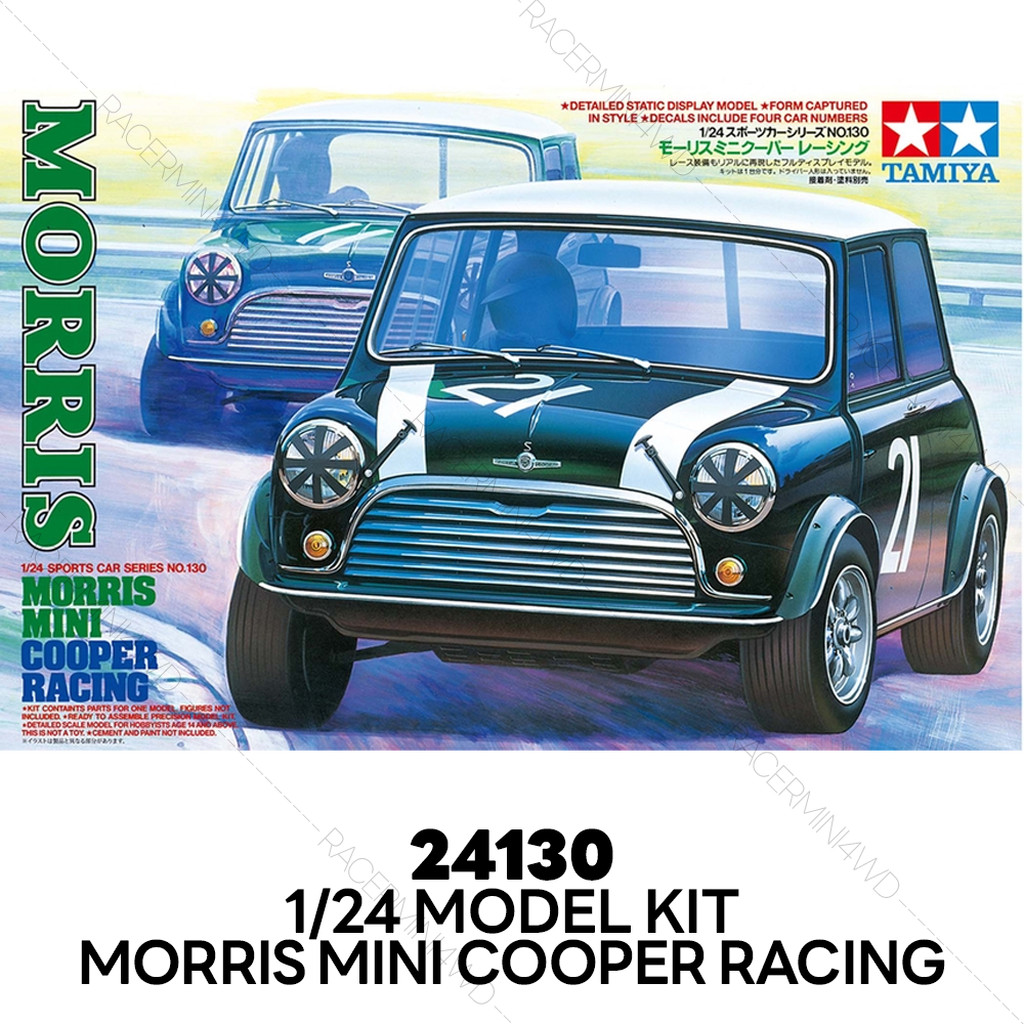 TAMIYA 24130 1/24 Model Kit Morris Mini Cooper Racing