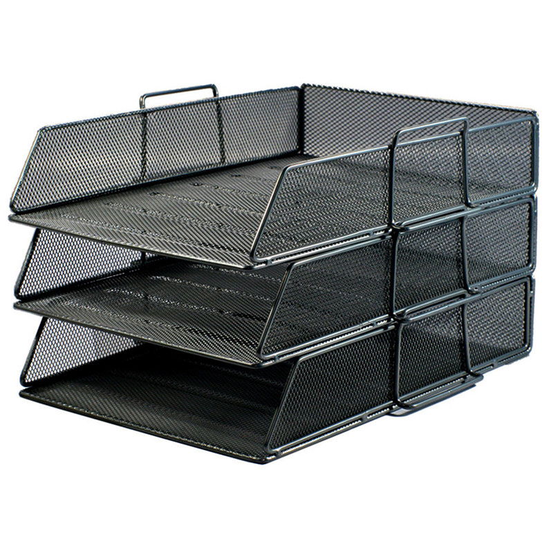 ถาดใส่เอกสาร 3ชั้น เงิน ONE H-0831