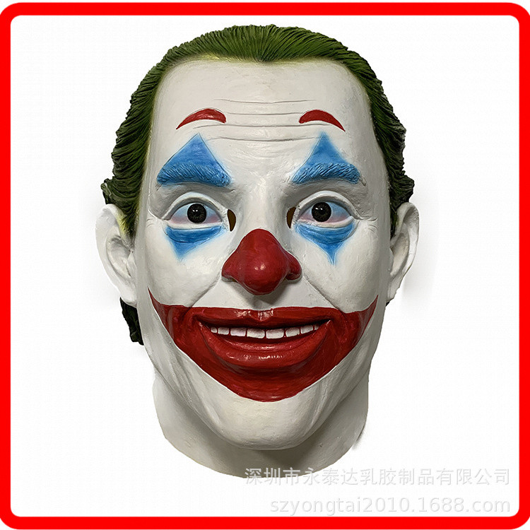 Joker 2 Latexeadset DC Mvie Haoween Batman Dark Knight Mask ภาพยนตร์โฆษณา