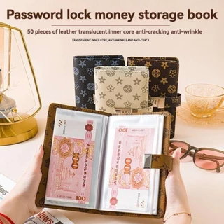 สมุดไดอารี่ทำเอง สมุดเก็บเงินใส่รหัส กระเป๋า Crypto รุ่นใหม่ ช่องใส่รูปถ่าย เหรียญ และเหรียญที่ระลึกอเนกประสงค์