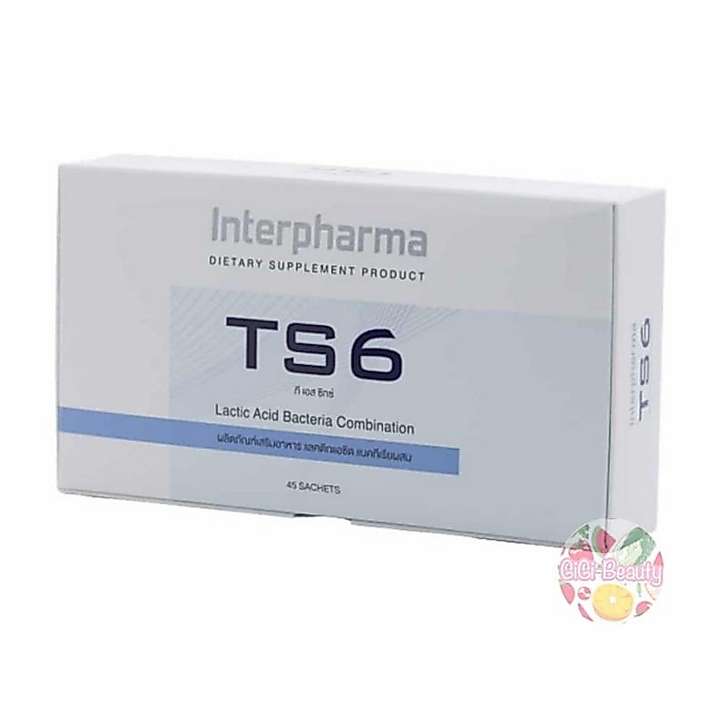 TS6 Interpharma Lactic acid Bacteria combination 45 ซอง