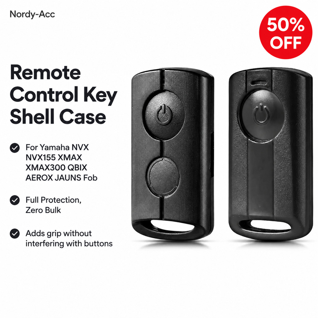 รถจักรยานยนต์สกู๊ตเตอร์ Remote Key Shell สําหรับ Yamaha NVX155 XMAX300 QBIX AEROX JAUNS Fob เปลี่ยนอ
