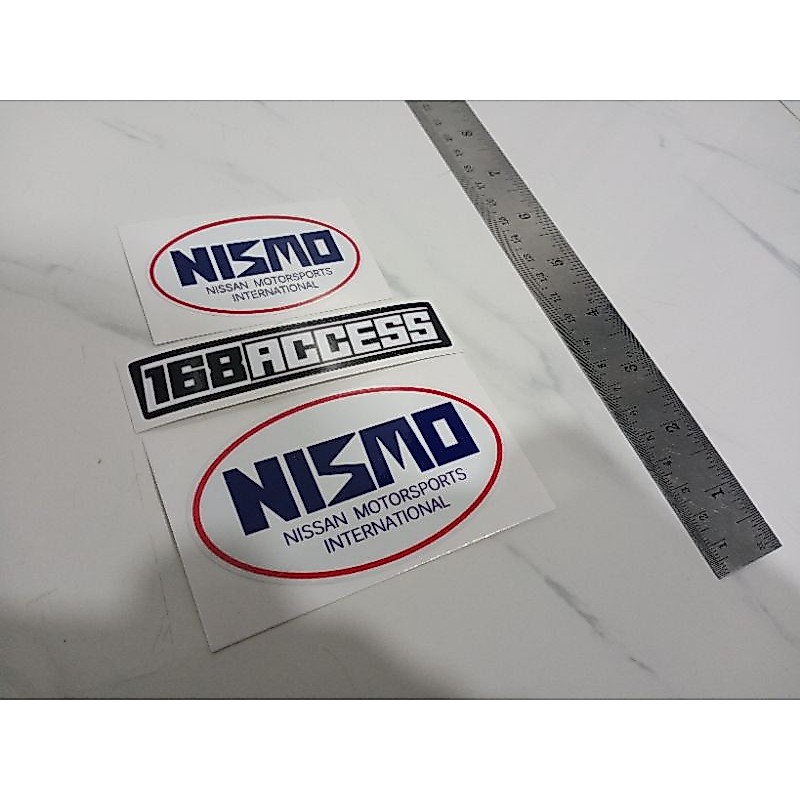 สติ๊กเกอร์ Nismo Sticker Nissan Japan Racing Car Style (มีให้เลือก 2 Size)