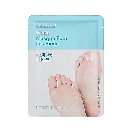 THE FACE SHOP SMILE FOOT MASK มาส์กถุงเท้า บำรุงเท้าให้อ่อนนุ่ม ชุ่มชื้น พร้อมช่วยขจัดกลิ่นเท้าด้วยกลิ่นหอมสดชื่น