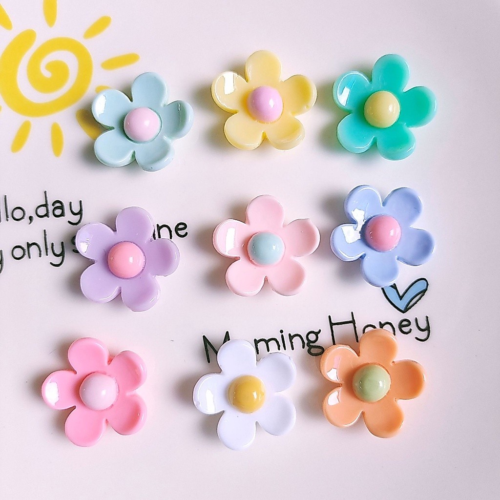 แฟชั่นดอกไม้สีม่วง Jibitz Pin Sunflower รองเท้า Charms Daisy ดอกไม้ออกแบบ Jibbits Charm Jibits รองเท้าแตะสําหรับผู้หญิงรองเท้าอุปกรณ์เสริมตกแต่ง