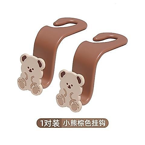 มาใหม่ ตะขอเกี่ยวหลังเบาะรถยนต์ ขนาดเล็ก ลายการ์ตูนน่ารัก อเนกประสงค์ อุปกรณ์เสริม สําหรับรถยนต์