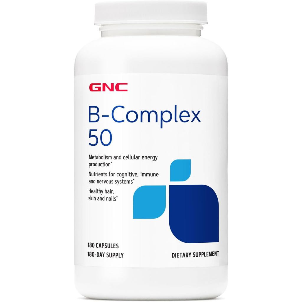 GNC Jiananxi B-Complex 50-180 แคปซูล (180 เสิร์ฟ)