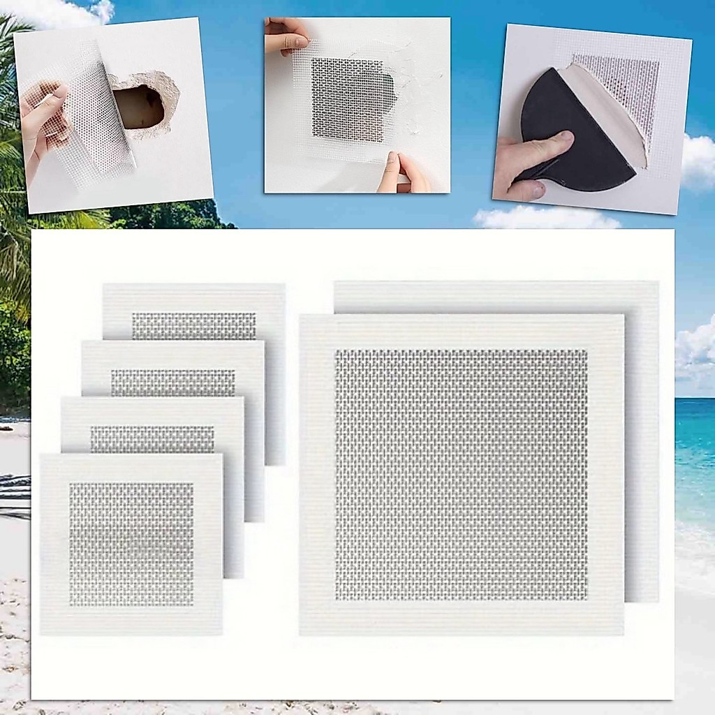 🆕 Wall patch แผ่นซ่อมผนัง แผ่นซ่อมฝ้า แผ่นอุดผนัง ตาข่าย อลูมิเนียม แปะ ซ่อม ปิดรู อุปกรณ์ช่าง ปรับปรุงบ้าน 🆕