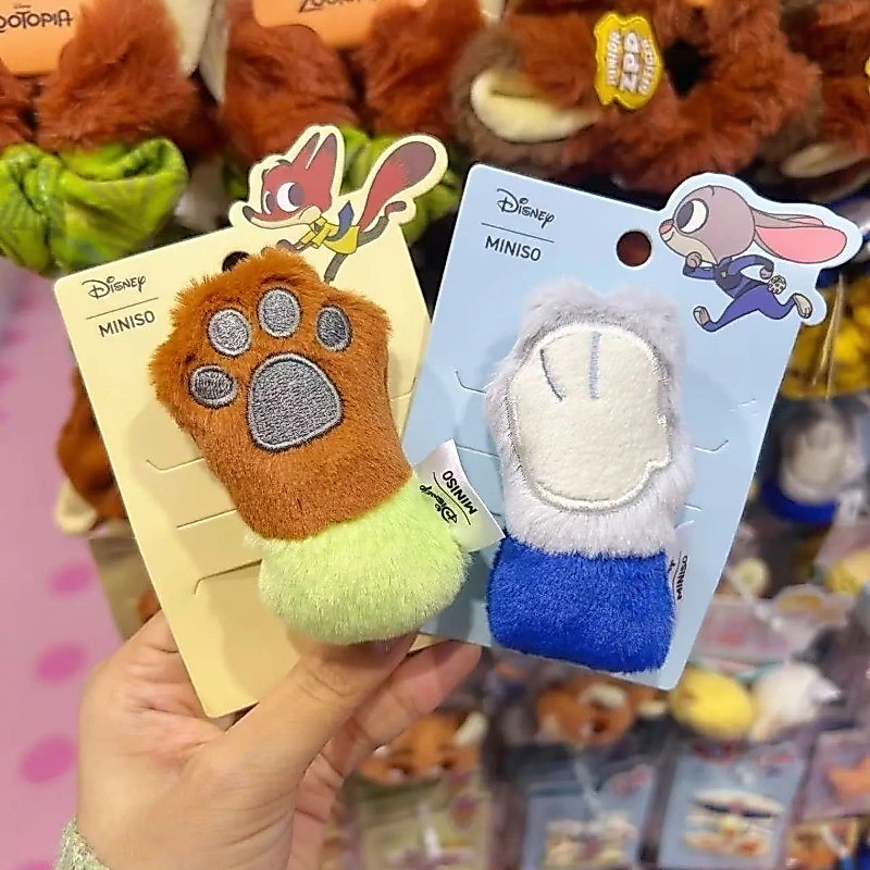 กิ๊บติดผม Zootopia ลาย Nick และ Judy พวงพาวน์นุ่มๆ น่ารัก