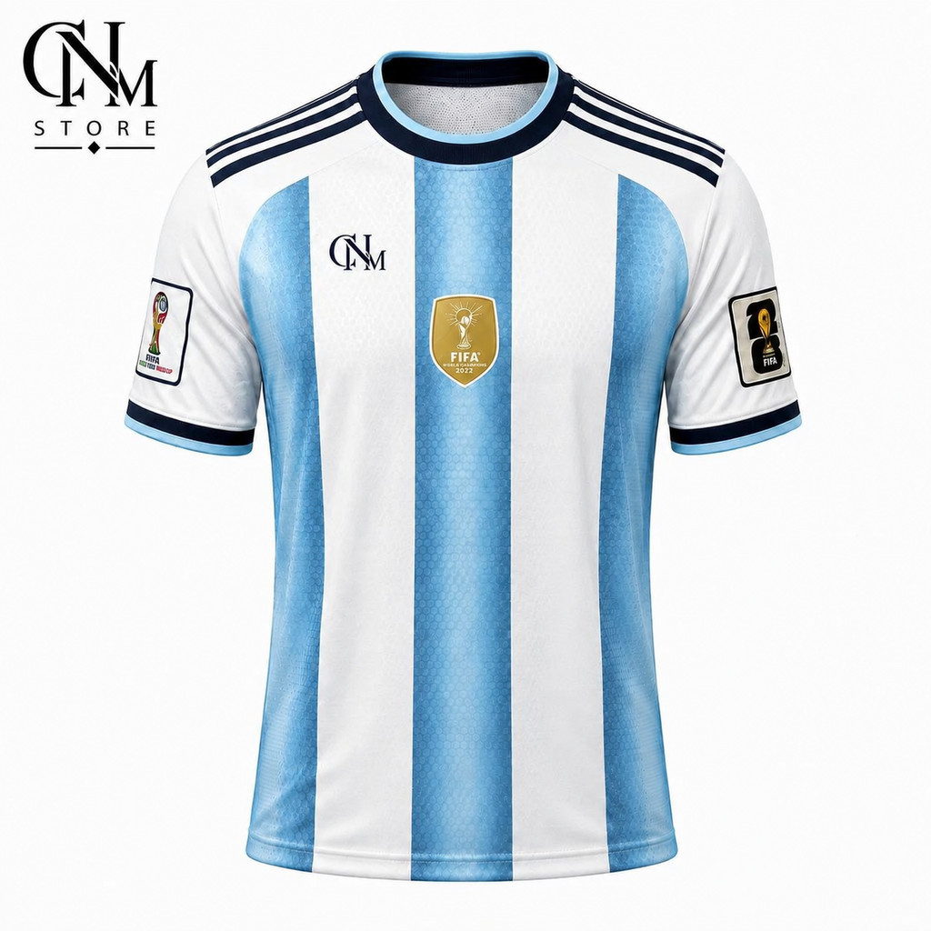 เสื้อกีฬา เสื้อบอลคอกลม พิมพ์ลายสไตล์อาร์เจนตินา เบอร์ 10 ผ้าตาข่าย150Gระบายอากาศดี แห้งไว ใส่สบายสำหรับผู้ชายและผู้หญิง