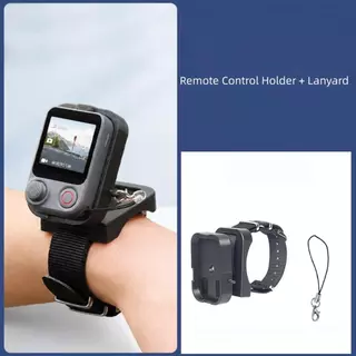 ที่วางรีโมทคอนโทรลสําหรับ DJI Osmo Pocket 4 Pro / Mobile 8P, กรอบแม่เหล็กTap Mount, Landscape/Portrait Orientation, สายรัดข้อมือแบบปรับได้