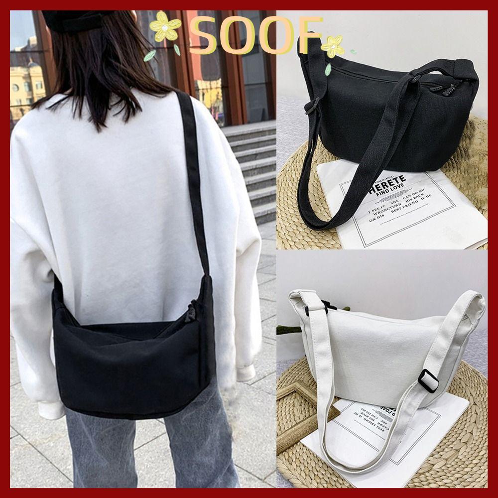 in stockSOOOF Shoulder Bag Stylish Canvas Versatile Tote Bag