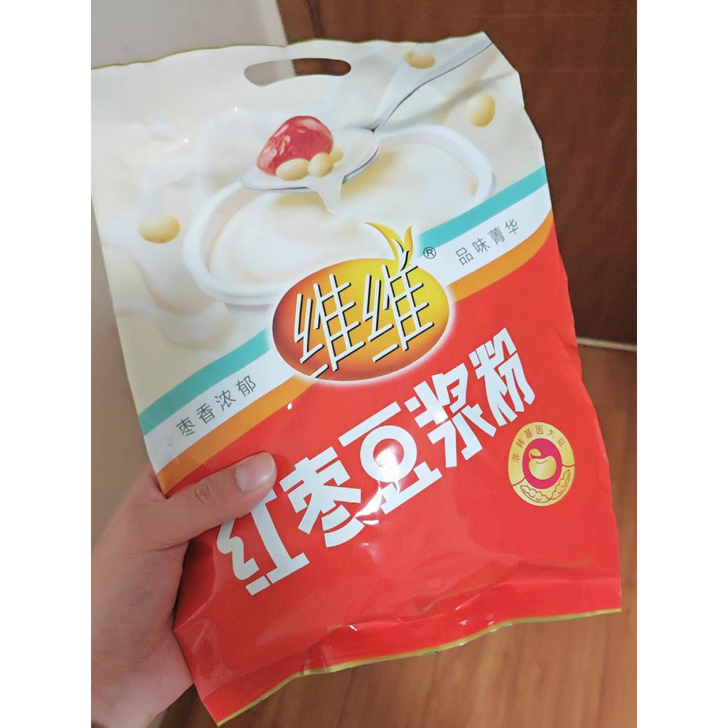 Vivi Red Date Soy Milk Powder 500g Original Low Sweet High Protein Nutritious Soy Milk Powder การตั้