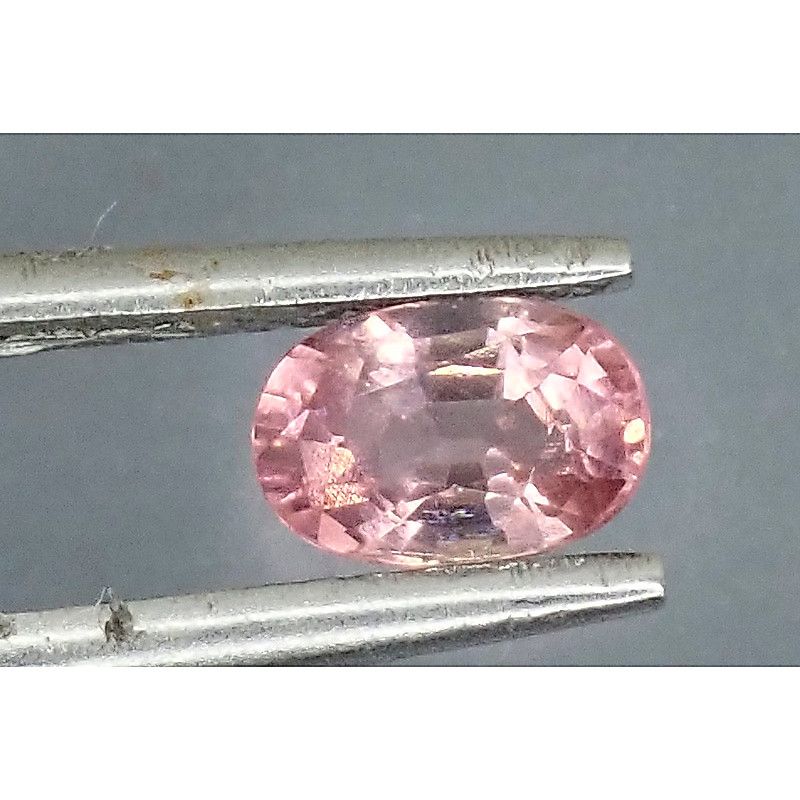0.63ct 6x4.2mm VS Oval Natural Pink Tourmaline - Unheated, Africa Gemstone TG61