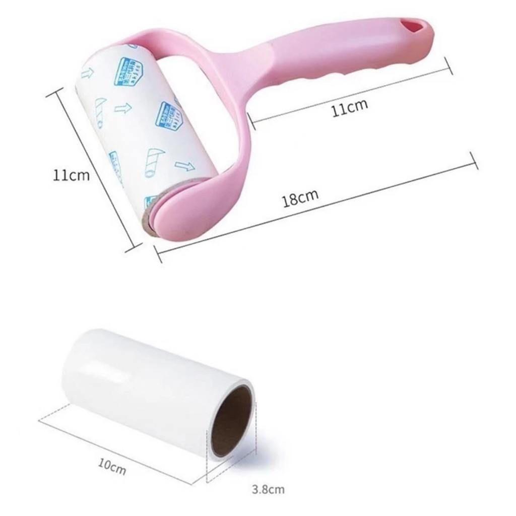 STRONG ROLLER STICKY LINT ROLLER DUST HAIR REMOVAL REUSABLE DUST ROLLER REMOVE CLEAN BEDROOM CARPET 