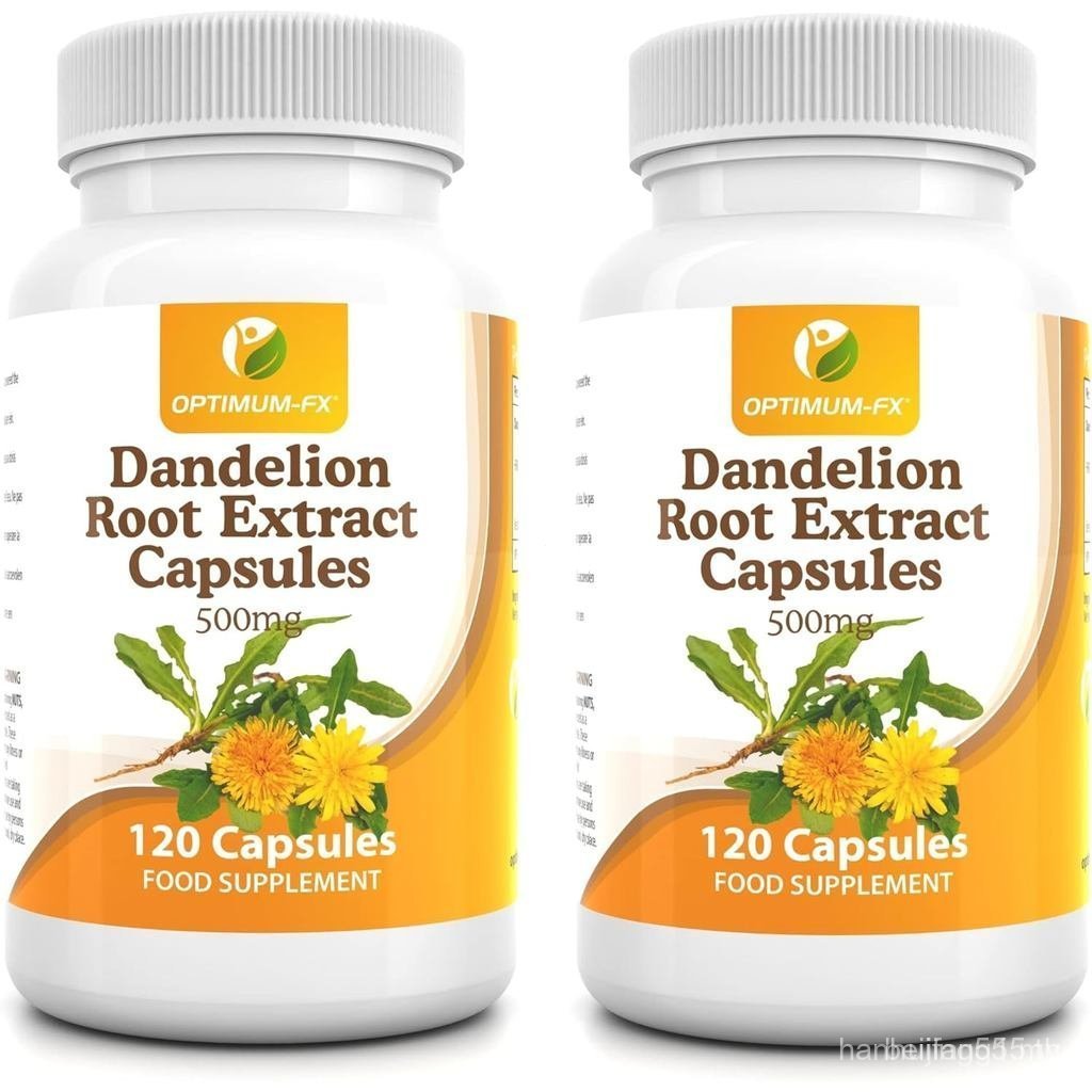 Dandelion Root Extract Capsules 500 มก. 120 แคปซูล