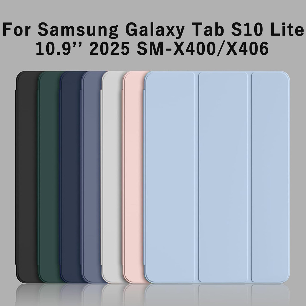 สําหรับ Samsung Galaxy Tab S10 Lite 2025 10.9 SM-X400 SM-X406/X406F Tri-fold Flip Case ขาตั้งแม่เหล็