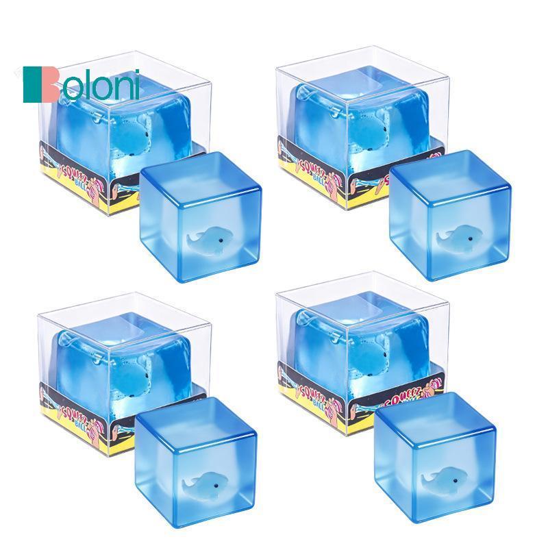 [Boloni] ของเล่นบีบปลาวาฬสีน้ําเงินยืดนุ่ม 12 ชิ้นของเล่นอยู่ไม่สุขบรรเทาความเครียดสําหรับรางวัลห้องเรียน Home Relax ใหม่