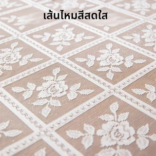 ผ้าปูโต๊ะ ผ้าปูโต๊ะ ลายดอกกุหลาบ แต่งลูกไม้ ผ้าโต๊ะกาแฟ ลายสก๊อต สไตล์เรโทร สําหรับตกแต่งบ้าน