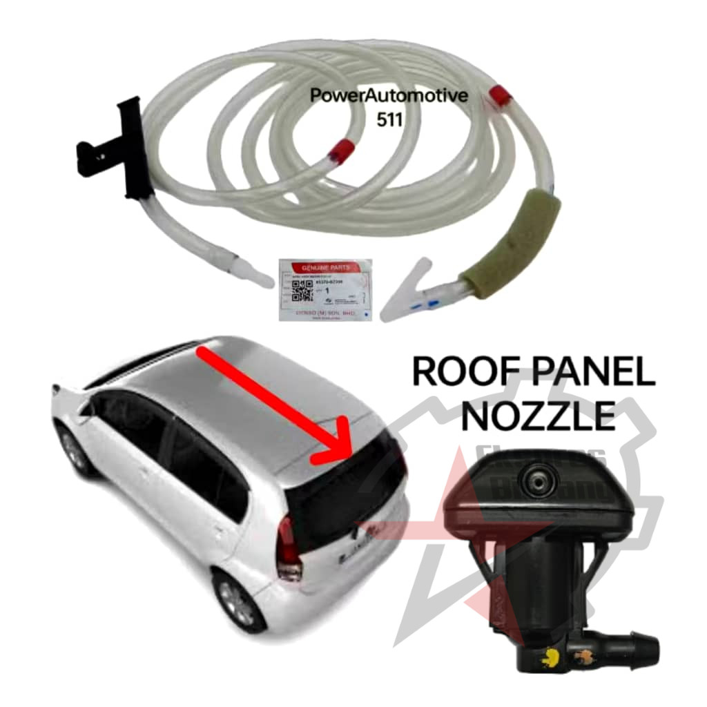 PERODUA MYVI 2005-2017 ROOF PANEL WIPER NOZZLE HOSE / ROOF TOP WASHER NOZZLE HOSE