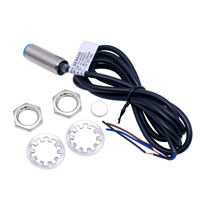 HL กันน้ํา Magnetic Detection Switches 10 มม.ระยะทางการตรวจจับ 5-30VDC Hall Effect Sensors Approach 