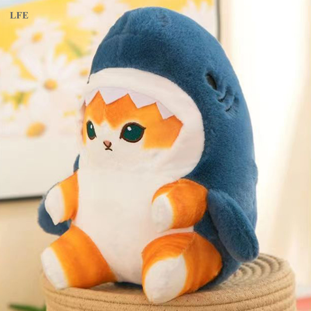 LFE น่ารักของเล่น Shark Cat ของเล่นคอสเพลย์ Plush ของเล่นเด็ก Snuggle ของเล่น Perfect จี้ของเล่น Whi
