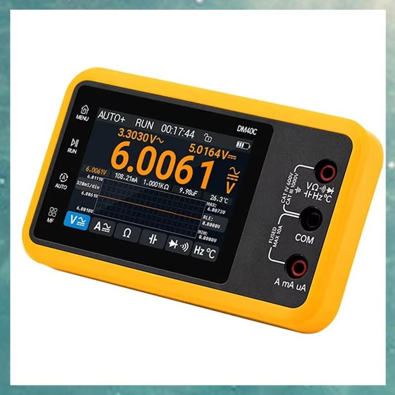 T QLI DM40 มัลติมิเตอร์สัญญาณเครื่องกําเนิดไฟฟ้าสัญญาณเครื่องกําเนิดไฟฟ้ามือถือเครื่องมือยานยนต์ดิจิ
