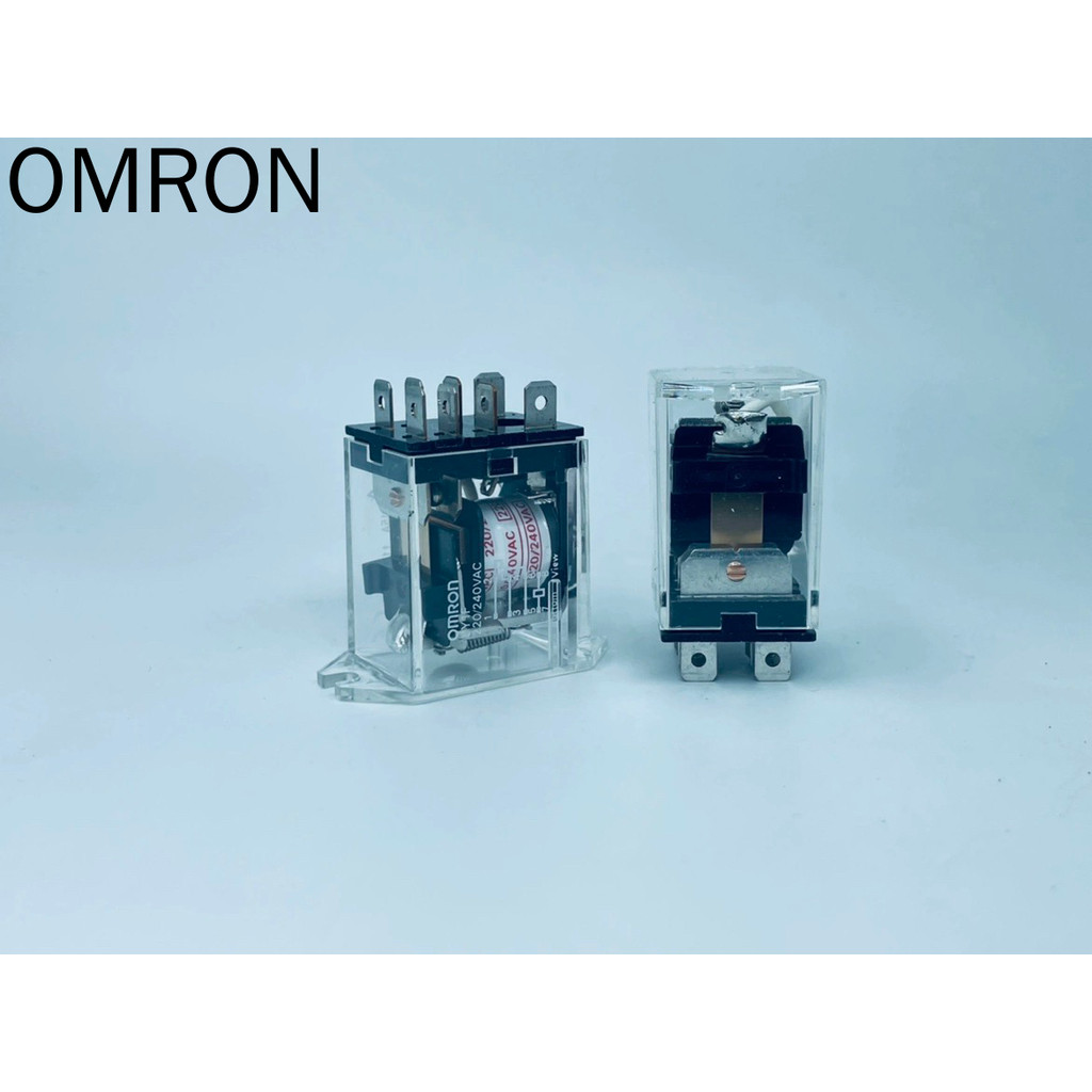 รีเลย์ Omron LY1F LY2F DC24V AC220V ขนาดใหญ่ 8 Pins 15A 12v 110V