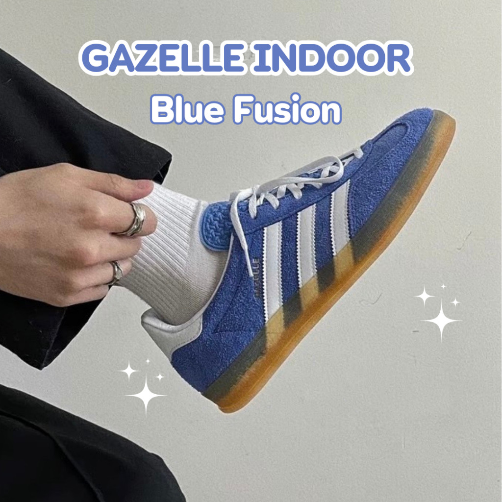 Adidas GAZELLE INDOOR Blue Fusion แท้ 100% พร้อมส่ง