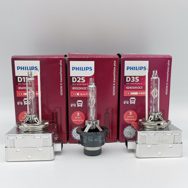 Philips D1S D2S D3S D4S D5S XV2 4800K XV+ใหม่ Aurora Strong Light HID Xenon Bulb
