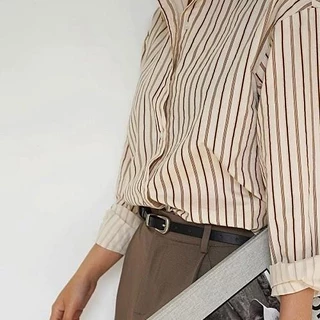 56MEN Men Belt 895 เข็มขัดผู้ชาย เข็มขัดสไตล์มินิมอล วินเทจ หนังPU